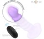 Intense Fun INTENSE - BRENDA VIBRATOR SIZE M SPIRAL DESIGN 10 VIBRATIONS PURPLE REMOTE CONTROL