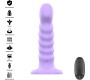 Intense Fun INTENSE - BRENDA VIBRATOR SIZE M SPIRAL DESIGN 10 VIBRATIONS PURPLE REMOTE CONTROL