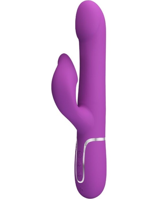 Pretty Love 4 IN 1 MULTIFUNCTION VIBRATOR & STIMULATOR PURPLE