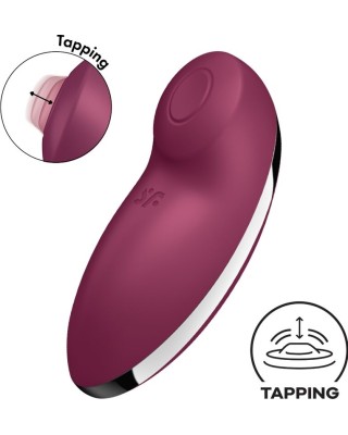 Satisfyer Vibrator SATISFYER - TAP & CLIMAX 2 VIBRATOR & STIMULATOR RED