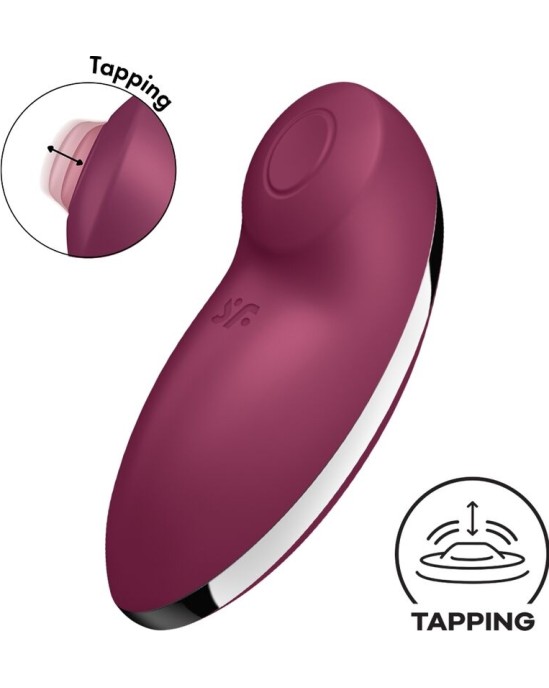 Satisfyer Vibrator SATISFYER - TAP & CLIMAX 2 VIBRATOR & STIMULATOR RED