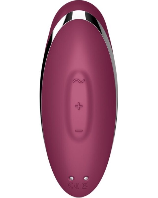 Satisfyer Vibrator SATISFYER - TAP & CLIMAX 2 VIBRATOR & STIMULATOR RED