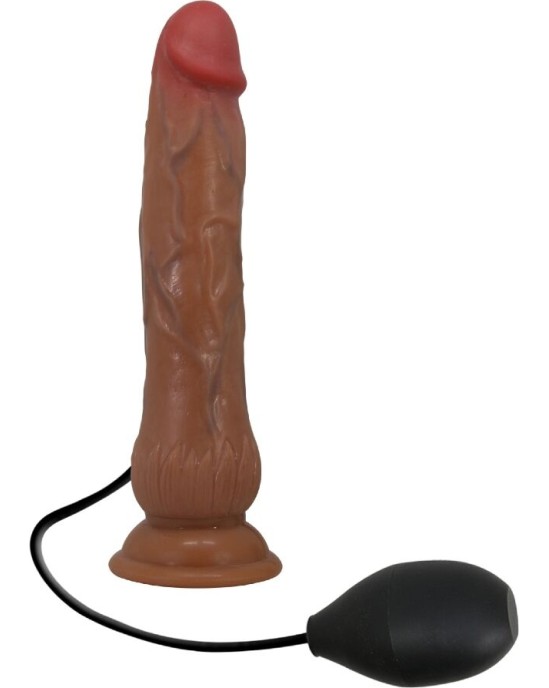 Pretty Love KYTON UNIVERSAL HARNESS BRIEFS WITH SQUIRTING DILDO 19 CM MULATO