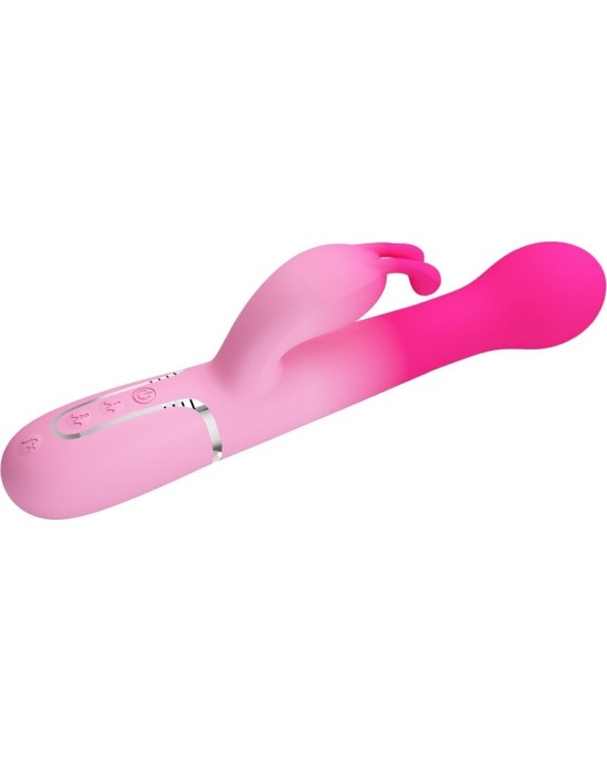 Pretty Love DEJON 3 IN 1 MULTIFUNCTION RABBIT VIBRATOR PINK