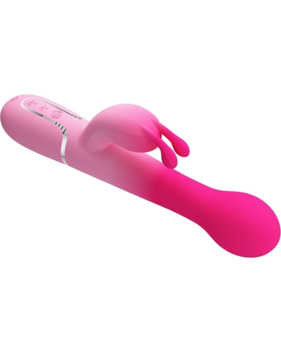Pretty Love DEJON 3 IN 1 MULTIFUNCTION RABBIT VIBRATOR PINK