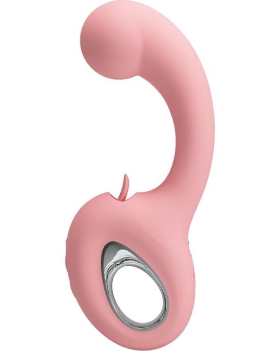 Pretty Love Smart PRETTY LOVE - ERYNNYES G-SPOT VIBRATOR + CLITORIS STIMULATOR 10 VIBRATIONS PINK