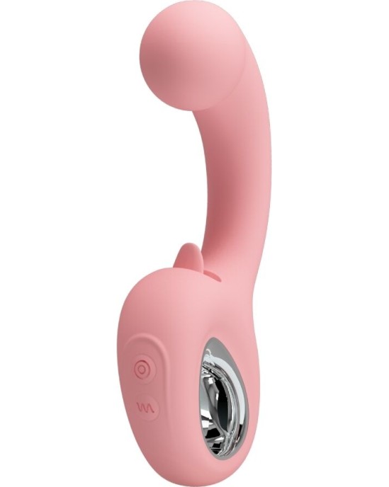 Pretty Love Smart PRETTY LOVE - ERYNNYES G-SPOT VIBRATOR + CLITORIS STIMULATOR 10 VIBRATIONS PINK