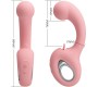 Pretty Love Smart PRETTY LOVE - ERYNNYES G-SPOT VIBRATOR + CLITORIS STIMULATOR 10 VIBRATIONS PINK