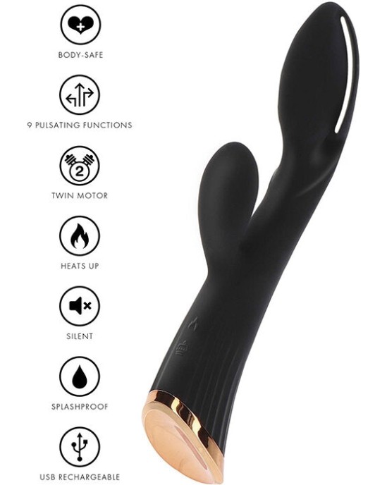 Toyjoy IVY CASSIA XTRA INTENSE VIBRATOR CLITORIS STIMULATOR BLACK