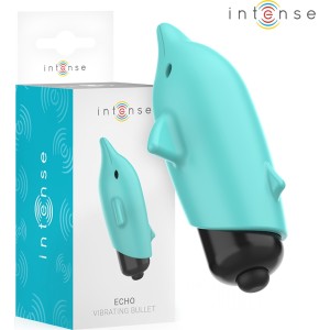 Intense Fun INTENSE - ECHO VIBRATING BULLET DOLPHIN BLUE 8 X 4.7 CM