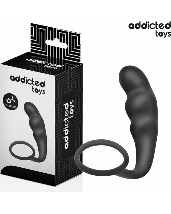 Addicted Toys ANAL PLUG WITH RING SILICONE MODEL 4