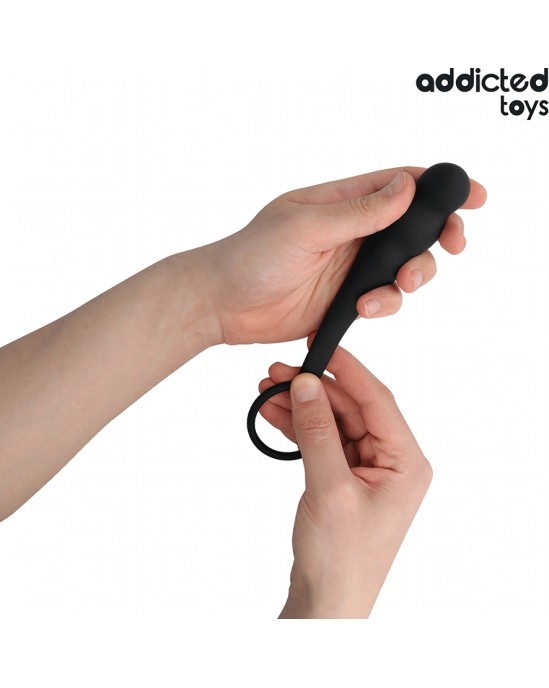 Addicted Toys ANAL PLUG WITH RING SILICONE MODEL 4