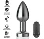 Intense Anal Toys INTENSE - ANAL PLUG 10 VIBRATIONS METAL WITH REMOTE CONTROL M