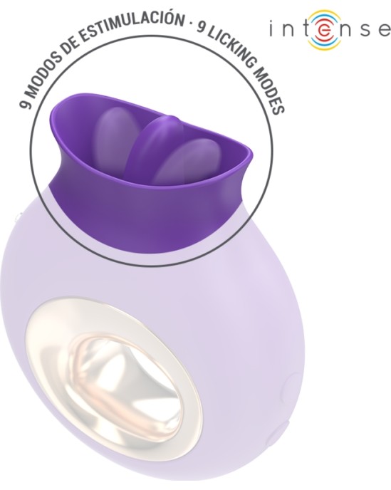 Intense Fun INTENSE - TULI CLITORIS STIMULATOR 9 VIBRATIONS & 9 OSCILLATIONS PURPLE