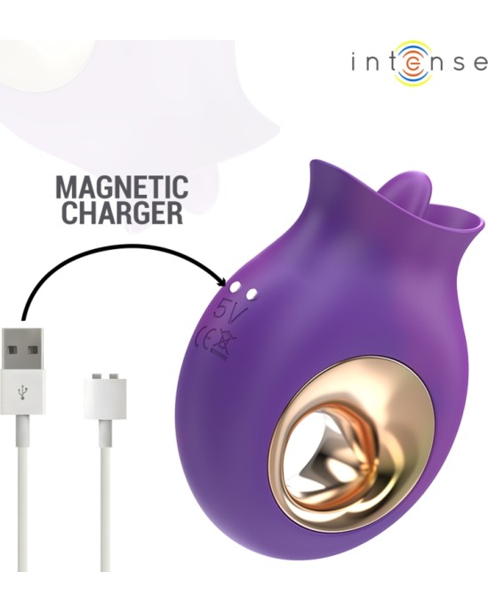 Intense Fun INTENSE - TULI CLITORIS STIMULATOR 9 VIBRATIONS & 9 OSCILLATIONS PURPLE