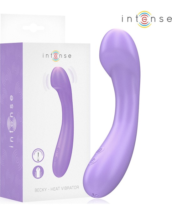 Intense Fun INTENSE - BECKY VIBRATOR 19 CM HEATABLE 7 VIBRATIONS PURPLE