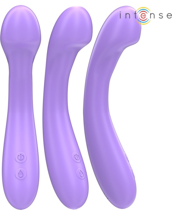 Intense Fun INTENSE - BECKY VIBRATOR 19 CM HEATABLE 7 VIBRATIONS PURPLE