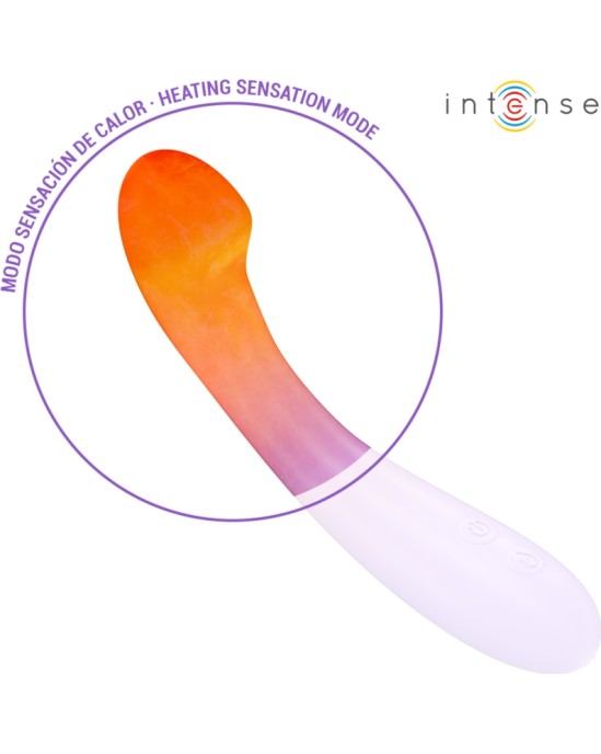 Intense Fun INTENSE - BECKY VIBRATOR 19 CM HEATABLE 7 VIBRATIONS PURPLE