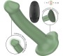 Intense Fun INTENSE - BECCA VIBRATOR WITH SUCTION CUP 10 VIBRATIONS GREEN REMOTE CONTROL