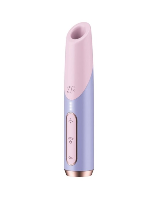 Satisfyer Air Pulse SATISFYER - BOLD KISS WAVE CLITORIS STIMULATOR PINK / VIOLET