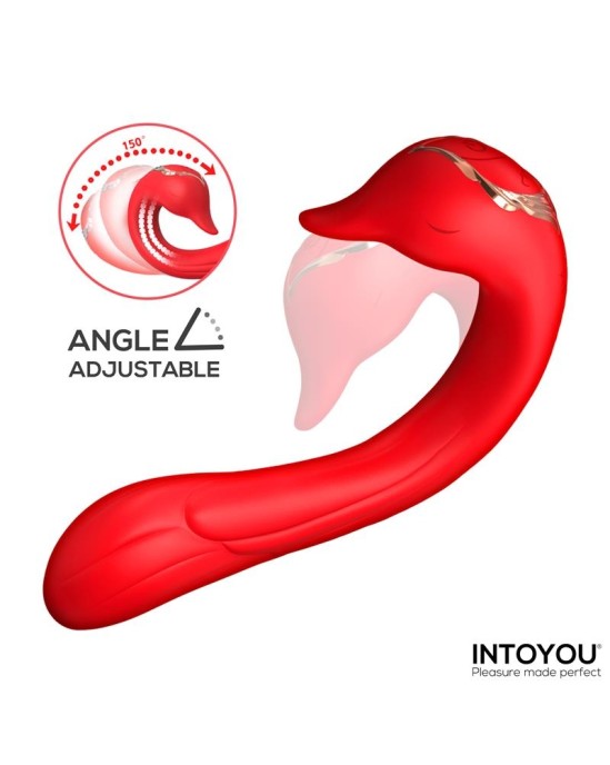 Intoyou Swana Vibrator Licking Tongue with Angle Adjustable