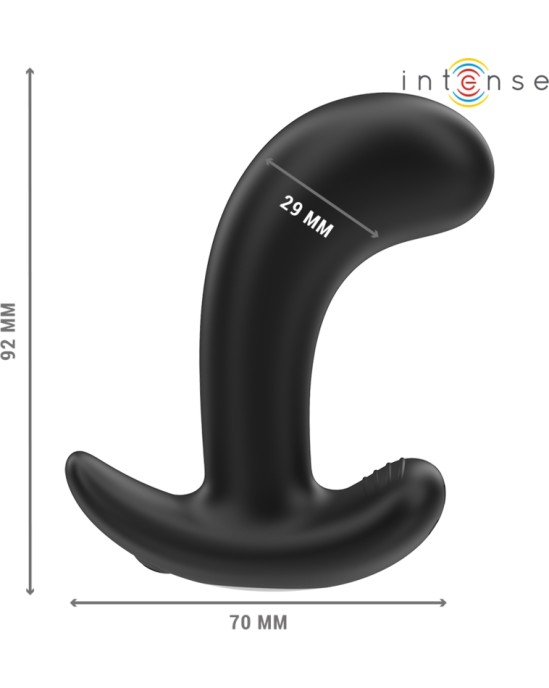 Intense Anal Toys INTENSE — CHANDLER ANĀLAIS DZĪVNIEKS 10 VIBRĀCIJAS MELNA TĀLVADĪBAS PULTS