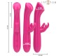 Intense Fun INTENSE - JULIETA RABIT VIBRATOR 18,6 CM 10 VIBRATIONS PINK
