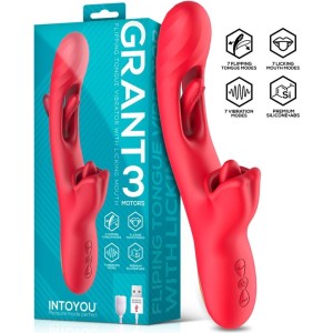 Intoyou Granta mēle ar 360 laizīšanas mutes vibratoru