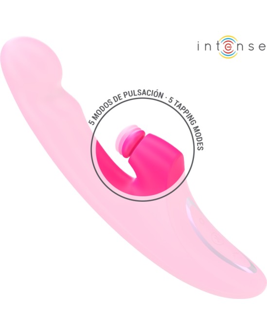 Intense Fun INTENSE - EMI VIBRATOR 13.5 CM MULTIFUNCTION 3 IN 1 10 VIBRATIONS PINK