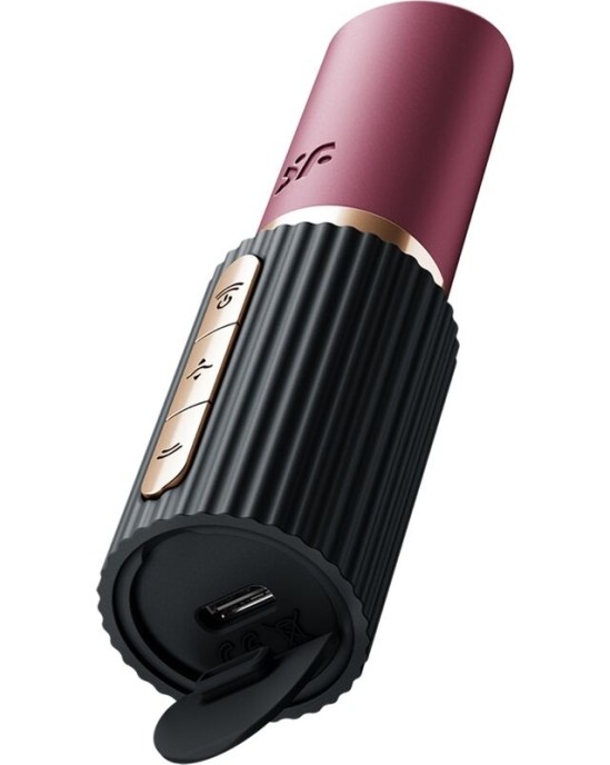 Satisfyer Air Pulse SATISFYER - PRO 2 KISS WAVE CLITORIS STIMULATOR GARNET / BLACK