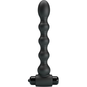 Pretty Love LYNN SILICONE ANAL PLUG 10 VIBRATIONS BLACK