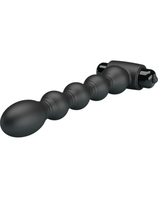 Pretty Love LYNN SILICONE ANAL PLUG 10 VIBRATIONS BLACK