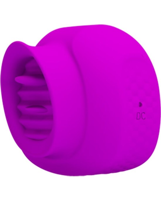 Pretty Love ESTELLE TONGUE CLITORIS STIMULATOR 12 VIBRATIONS PURPLE