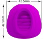 Pretty Love ESTELLE TONGUE CLITORIS STIMULATOR 12 VIBRATIONS PURPLE
