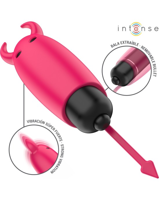 Intense Fun INTENSE - SCARLET VIBRATING BULLET RED DEMON 9.3 X 2.4 CM