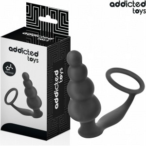 Addicted Toys ANAL PLUG WITH RING SILICONE MODEL 5