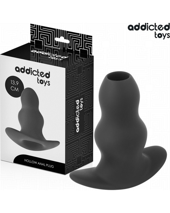 Addicted Toys HOLLOW ANAL PLUG SILICONE SIZE XL 13.9 CM