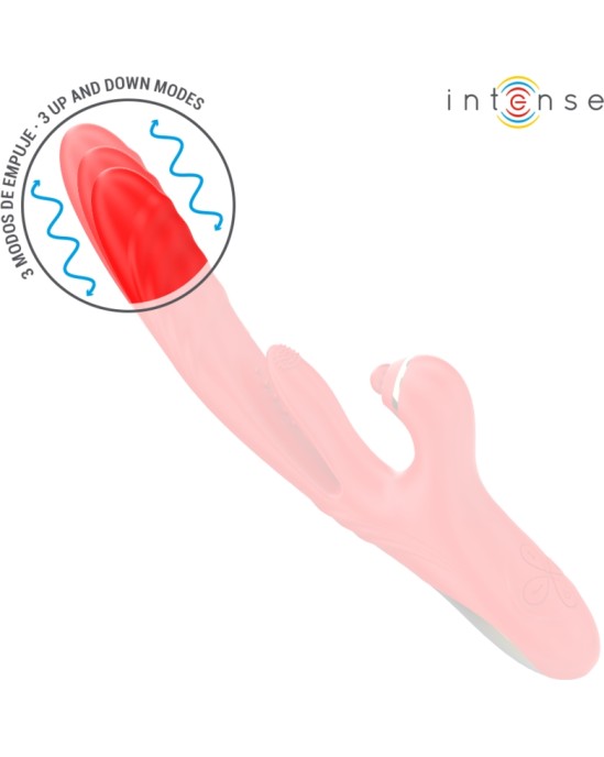 Intense Fun INTENSE - ROSALIA MULTIFUNCTION VIBRATOR 3 IN 1 RED