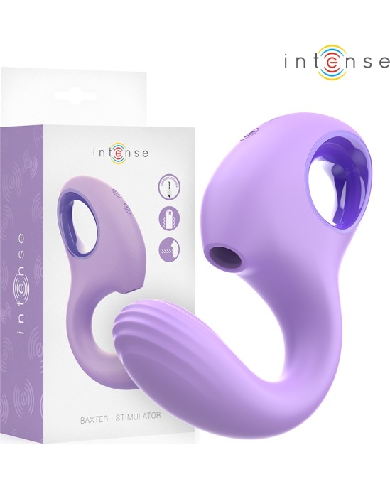 Intense Fun INTENSE - BAXTER VIBRATOR & STIMULATOR VIOLET