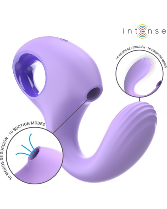 Intense Fun INTENSE - BAXTER VIBRATOR & STIMULATOR VIOLET