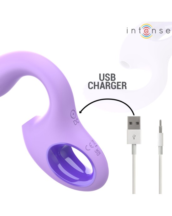 Intense Fun INTENSE - BAXTER VIBRATOR & STIMULATOR VIOLET