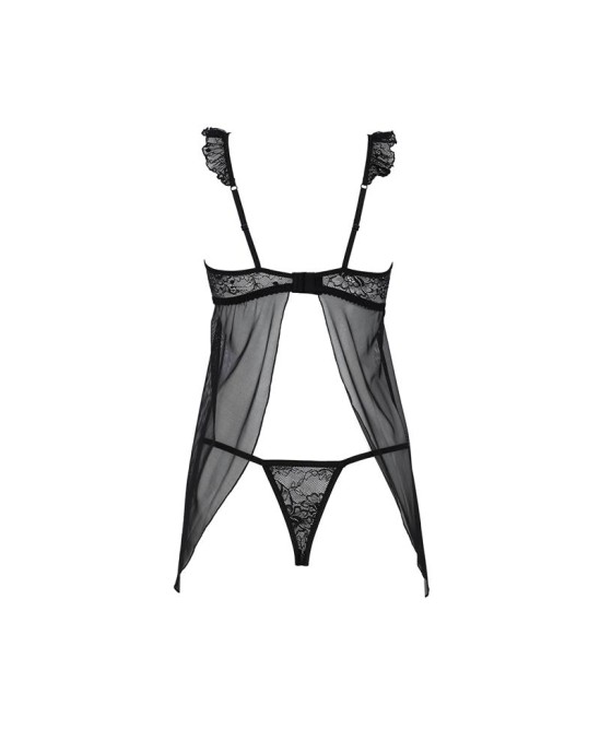 Avanua Milagros Chemise un Thong Black