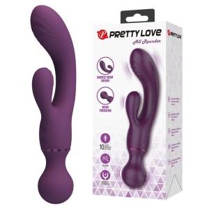 Prettylove All Roundet Viba and Massager 2 in 1