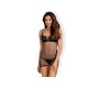 Obsessive Redella Chemise un stringi Black