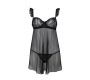 Avanua Milagros Chemise un Thong Black
