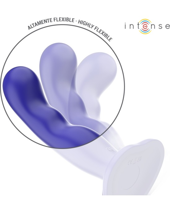 Intense Fun INTENSE — ĪSS VIBRATORS AR SŪCĒJTAUSI BLUE TĀLVADĪBAS PULTI