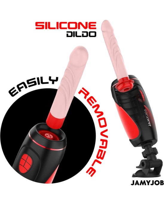 Jamyjob PYSTON BASE AUTOMATIC MASTURBATOR WITH REMOTE CONTROL DILDO