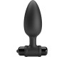 Pretty Love VIBRA BUTT PLUG 2 ANAL PLUG 10 VIBRATIONS BLACK