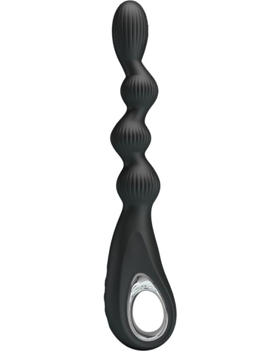 Pretty Love FEDERER ANAL VIBRATOR 12 VIBRATIONS BLACK