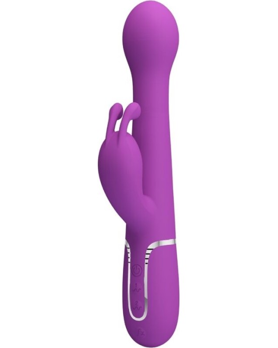 Pretty Love DEJON 3 IN 1 MULTIFUNCTION RABBIT VIBRATOR PURPLE